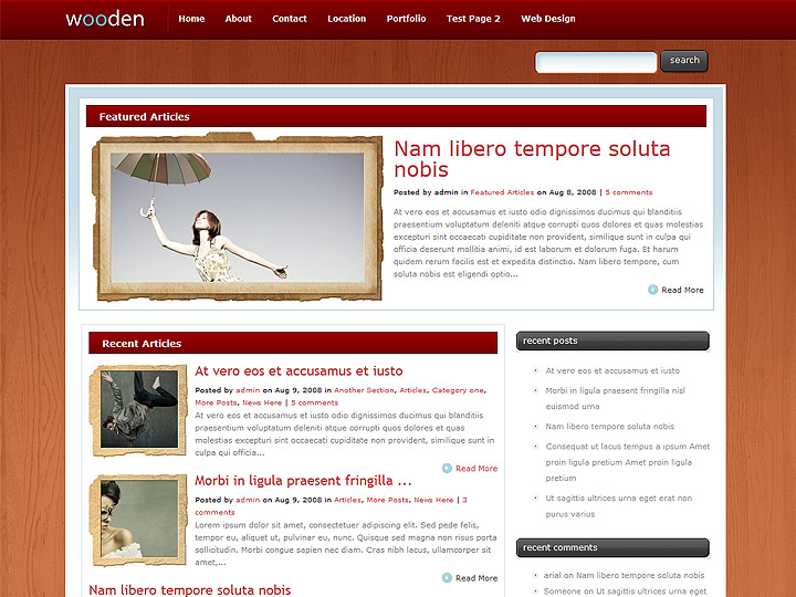 wooden wordpress theme wooden theme