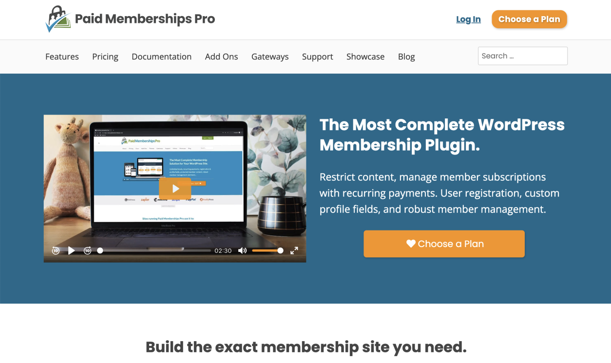 Paid Memberships Pro