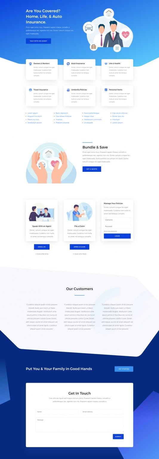 aqary bay agency landing page