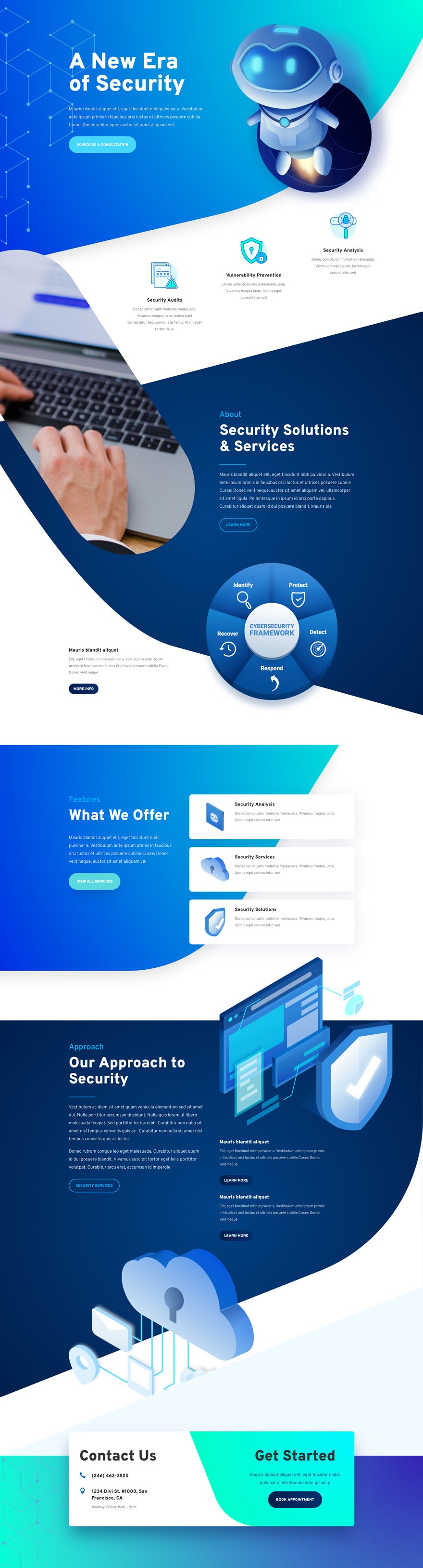 aqary bay agency landing page