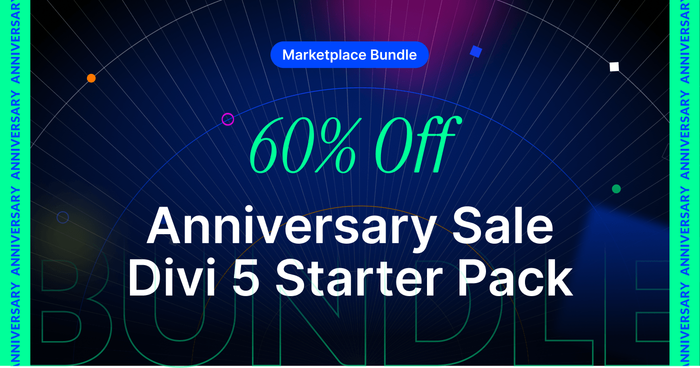 Anniversary Sale Divi 5 Starter Pack