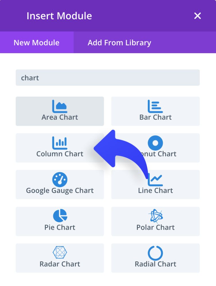 Column Chart Screenshot 1