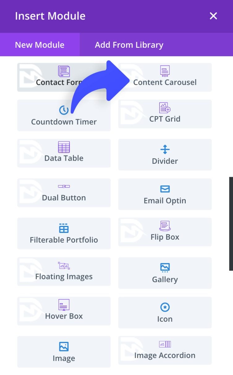 Content Carousel Screenshot 1