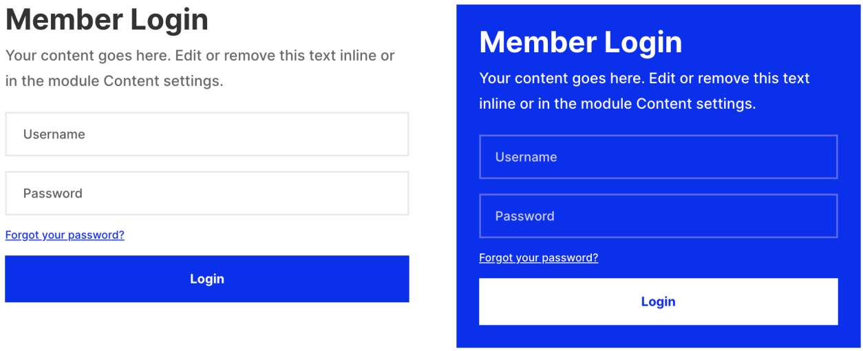 Login Form