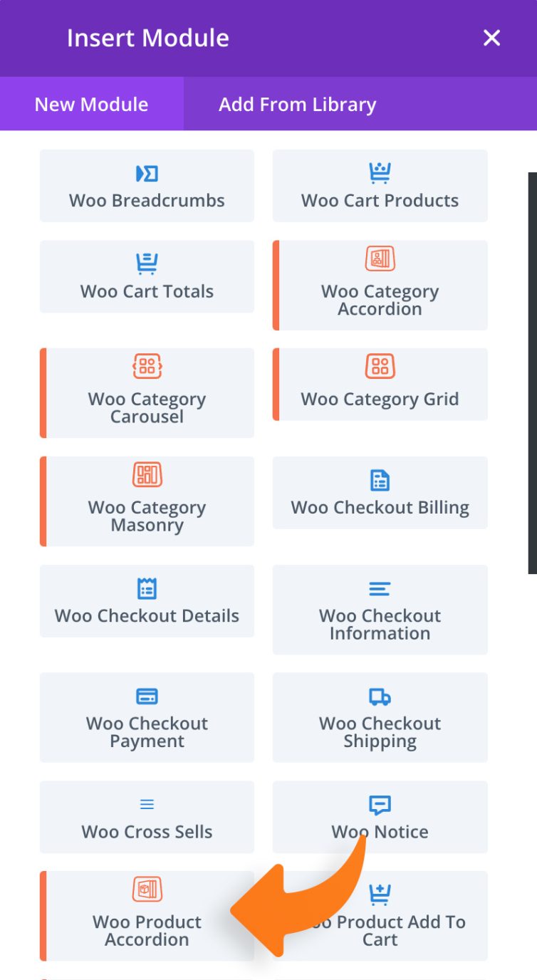 Product Accordion Screenshot 1
