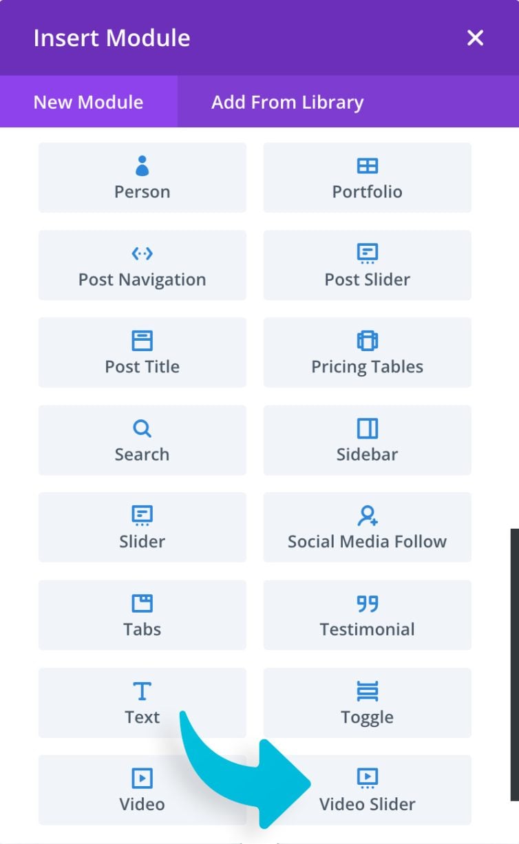 Divi Video Slider Module Elegant Themes