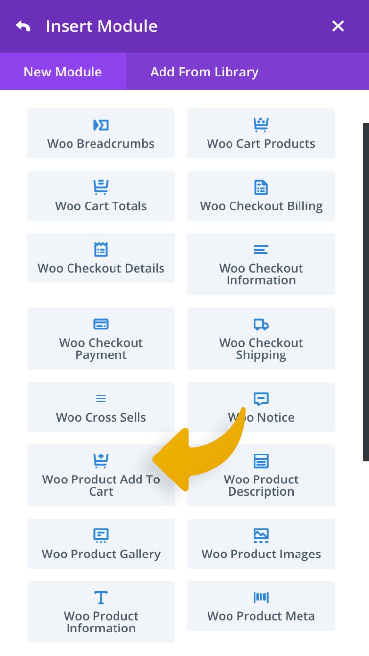 Divi woocommerce product add to cart module elegant themes